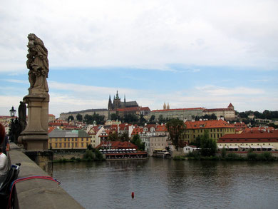 Sicht auf die Prager Burg