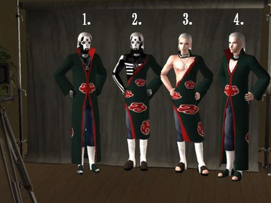 The number 3. Hidan has a Jashin nacklace and will need a mesh  :(