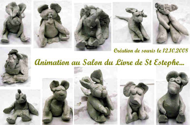 Animation bénévole - Salon du livre de St Estephe 2008