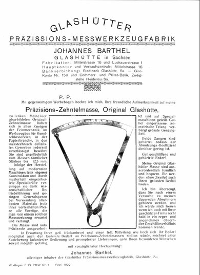 Fa. Johannes Barthel