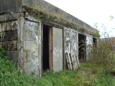 Der Kohlenbunker am Schiesstand.