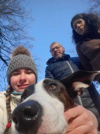 Unsere sensible Violeta fand eine wunderbare Familie in Rheine.