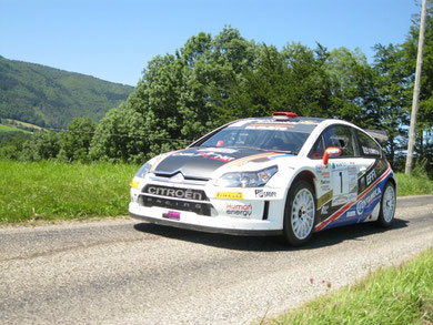 1er Scratch : Frédéric et Angélique Comte : C4 WRC - © Bé Bert