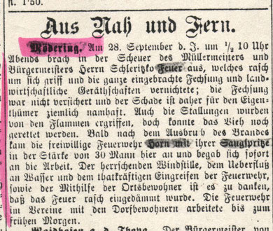 Der Bote aus dem Waldviertel  vom 1.10.1891