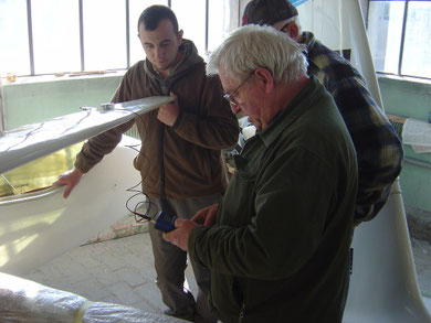 Checking wing amplitude
