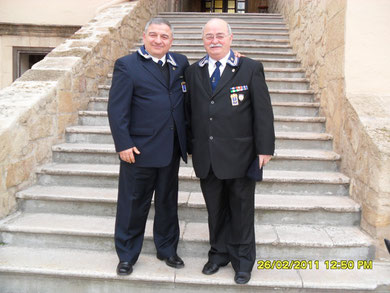 2011 - Bruno (Presidente Gruppo ANMI di Lecce) e Marsili (Presidente Gruppo ANMI di Ginosa)