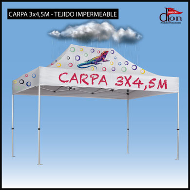 CARPA 3X4,5 TEJIDO IMPERMEABLE