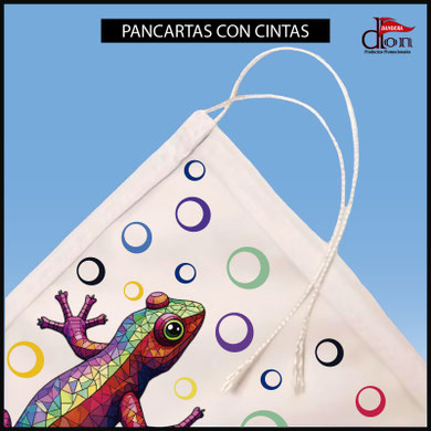 PANCARTAS CON CINTAS