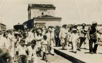 Área da Estação Férrea - Meados 1940