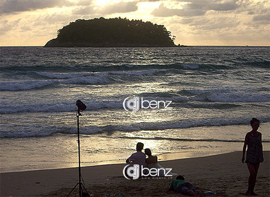 Promi-Hochzeit Beach Fotoshooting