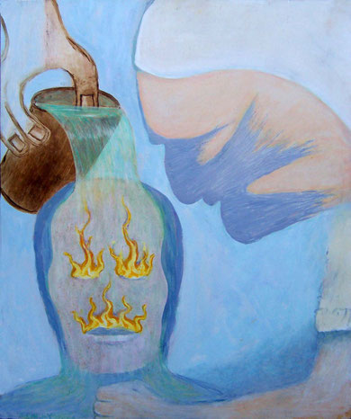 4. " Bathing the Leper " ; Courtesy of John Parry