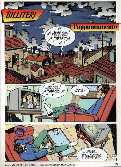 Tavola da "Billiteri" - "L'Intrepido" 1993
