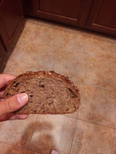 Oh mein Gott!! Meine Gastmutter hat ein Brot gefunden, das schmeckt einfach genauso, wie deutsches Brot! SO GUT!!!