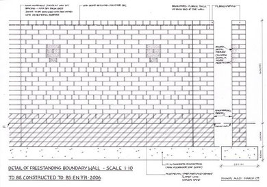 Construction detail drawing