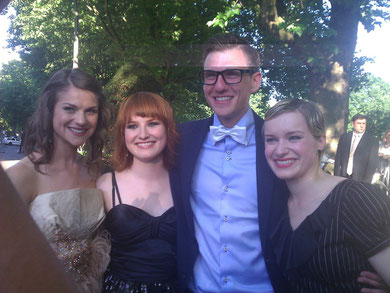 The gang! Lucy Scherer,Franciska Friede, Dennis Schigiol, Kasia Borek