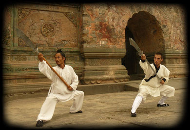 Yuan Xiugang y Alex Mieza