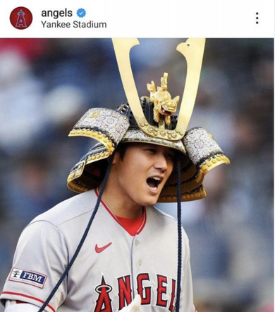 大谷翔平兜パフォーマンス