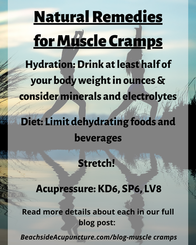 Natural Remedies for Muscle Cramps on the Beachside Blog