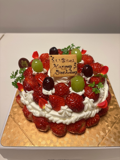 ご厚意でくださったケーキ🎂