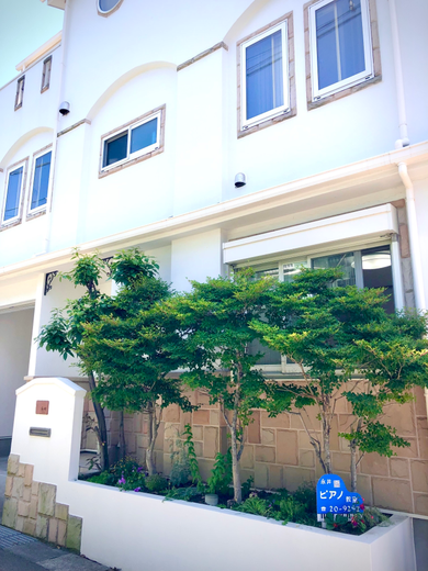 神奈川県平塚市桃浜町にある永井ピアノ教室の建物の外観の写真