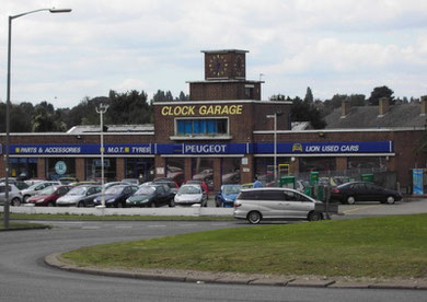 The Clock Garage, now demolished