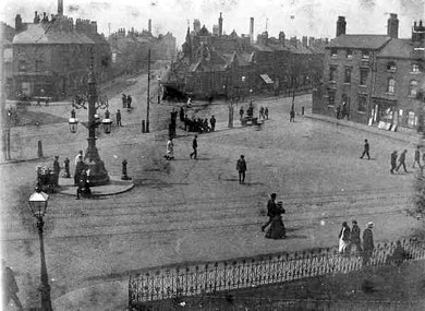 Gosta Green c1925. Image from the BirminghamLives website 'All Rights Reserved' used with the kind permission of Carl Chinn - See Acknowledgements.