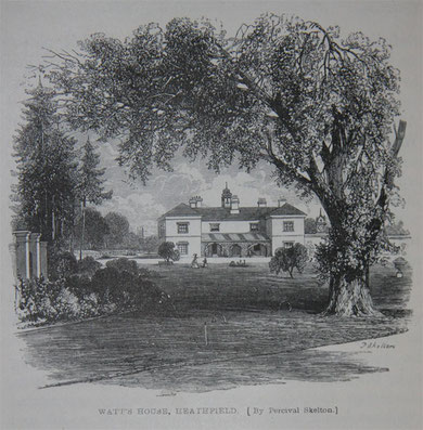 Heathfield Hall from Samuel Smiles 1865 'Lives of Boulton and Watt', a work now out-of-copyright. Image downloaded from Grace's Guide website. See Acknowledgements.