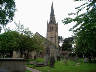 St Nicolas' Church viewed from the north-east