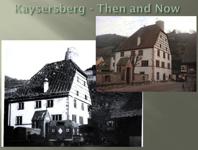 The the bridge at the Château de Kaysersberg again with an US ambulance