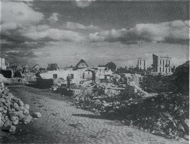 Sigolsheim_Rue du Vallon after the Battle 1944