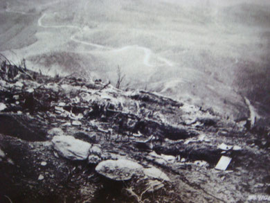 German Trenches south-east of Monticelli Ridge November 14, 1944