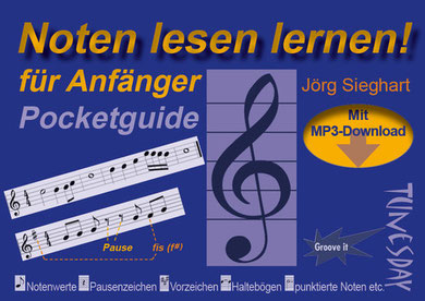 Cover zum Pocketguide "Noten lesen lernen" von Jörg Sieghart