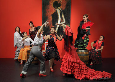 Titelfoto zur Fiesta Flamenca 2014 im Tanzstudio La Fragua/Color-Foto by Boris de Bonn