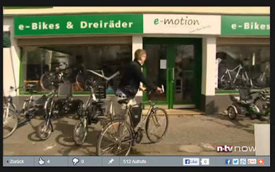 e-motion Technologies im Fernsehen auf n-tv