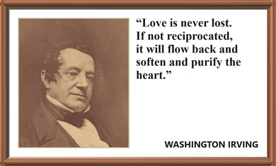 Love Quote from Washington Irving