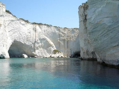 Milos caves