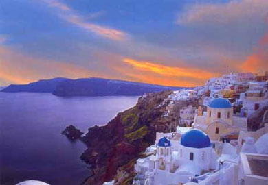 Santorini is famous all over the world - Sunset in Oia