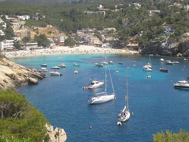 The beautiful Cala Vadella