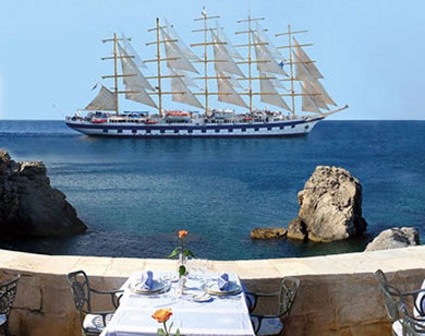 A romantic restaurant in Dubrovnik