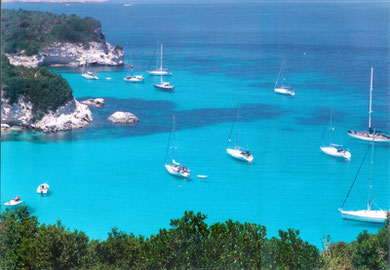 A paradise bay in Antipaxos