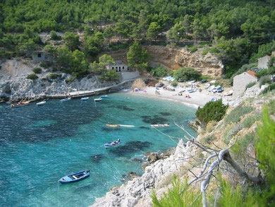 Mljet with its natural sandy bays