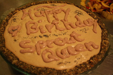 Peach Grape Mesquite Pie with Poppy Seed Crust