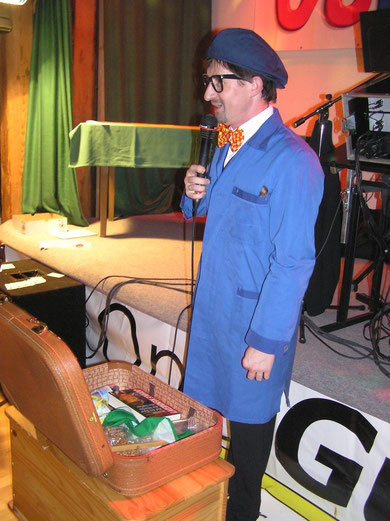 Frankreisch, Frankreisch,...André Wandini hat so manchen Scherz im Koffer mit...