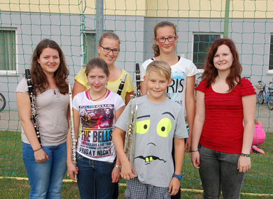 v.l: Sabrina Furthner, Sarah Biereder, Johanna Koller, Salomon Wimmeder, Julia Endmayer und Magdalena Labmayer. Es fehlt auf dem Foto: Sarah Wimmeder!