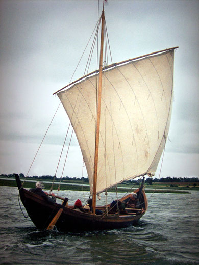Reconstructed Saxon ship - image from the National Education Network website