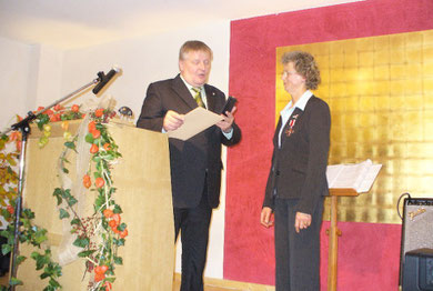 Landwirtschaftsminister Ehlen mit Frau Blohm