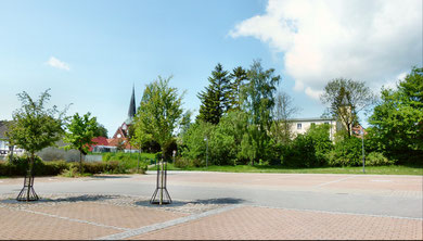 Kostenloser öffentlicher Parkplatz nahe der Ferienwohnung