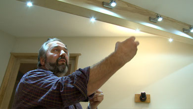 explaining veneering and wiring a 4m beam