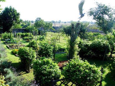 weekend insoliteau château-fort Le Potager médiéval du château-
