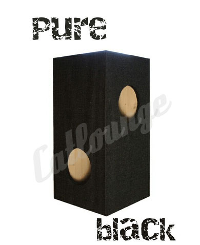 Kratzturm medium pure black
